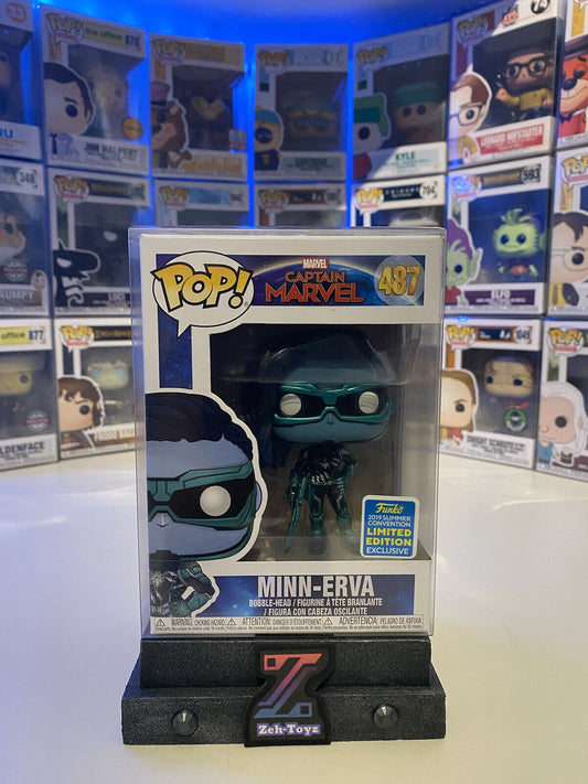 FUNKO POP! Marvel Studios Captain Marvel Minn-Erva #487 Summer Convention