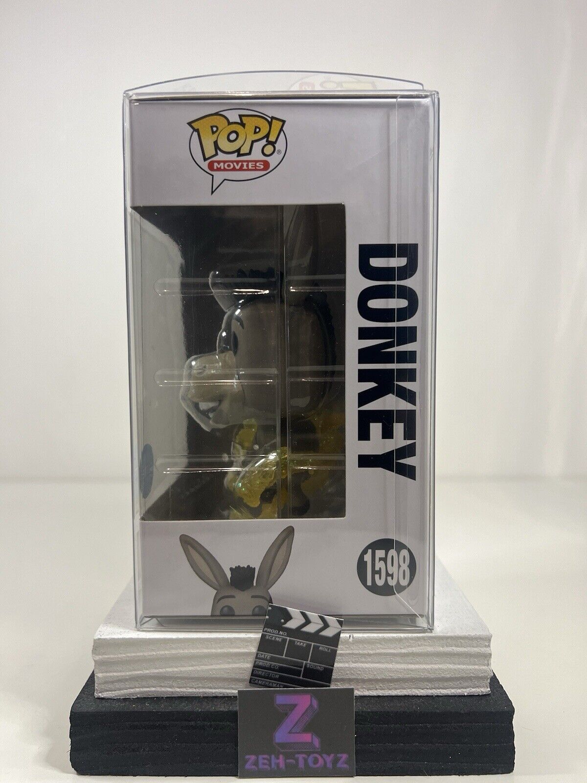 FUNKO POP! Movies Dreamworks Shrek Donkey #1598 Glitter Edition