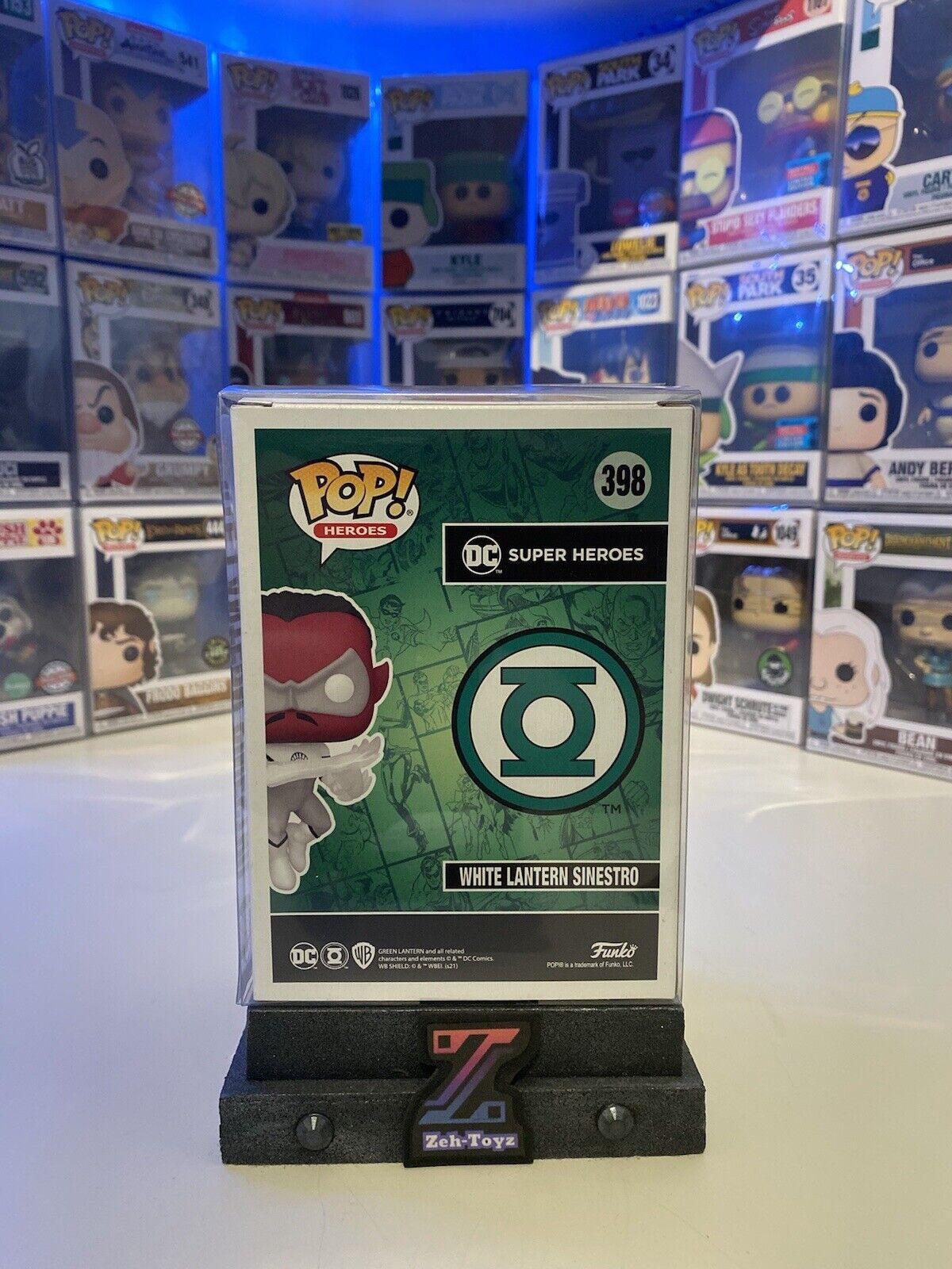 FUNKO POP! DC Green Lantern White Lantern Sinestro #398 2021 SDCC