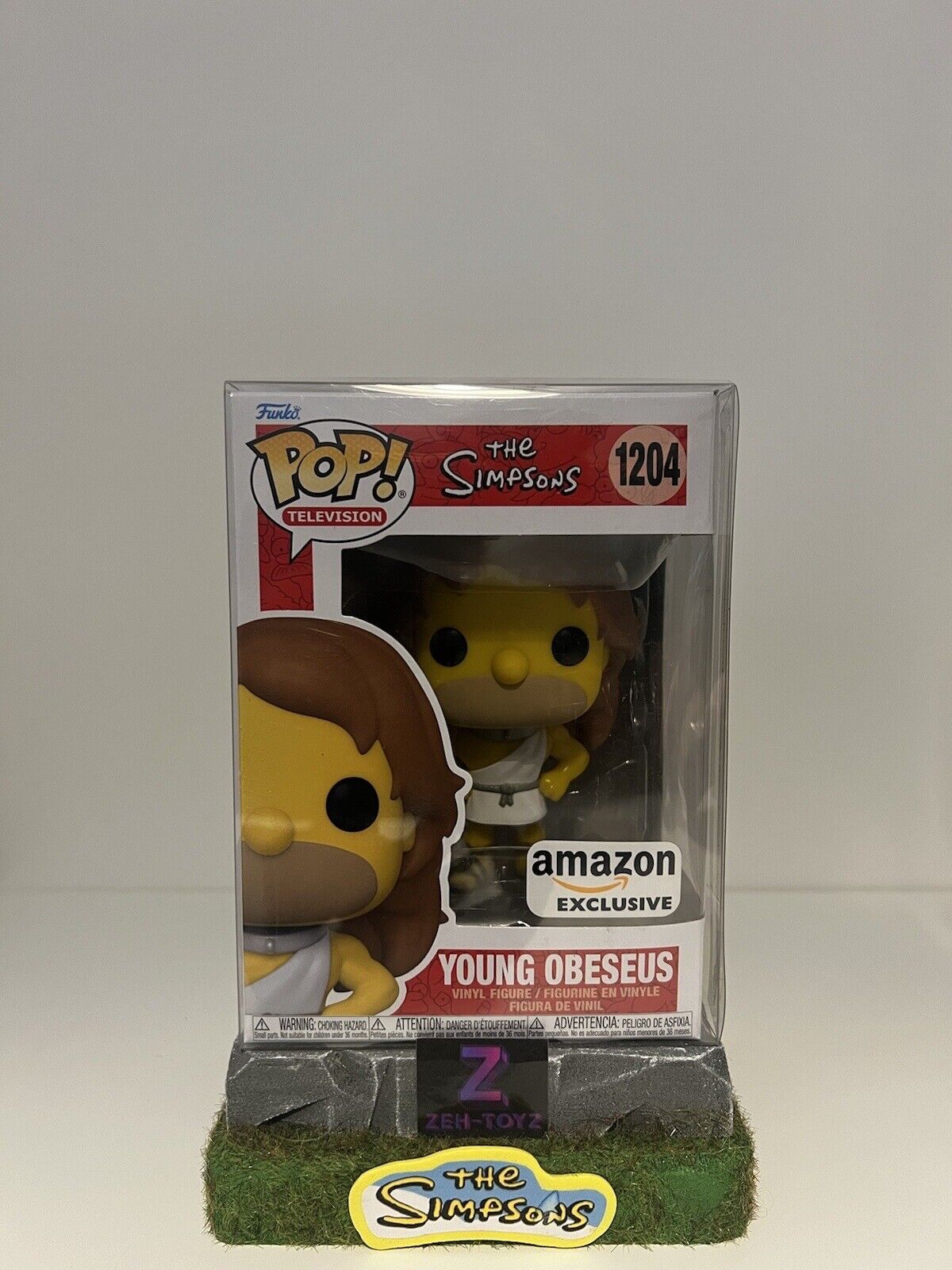 FUNKO POP! Television The Simpsons Young Obesus #1204 Amazon Exclusive