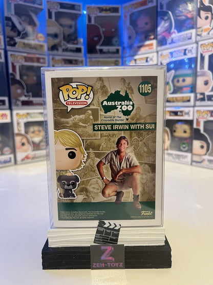 FUNKO POP! VINYL - AUSTRALIA ZOO - STEVE IRWIN WITH SUI #1105