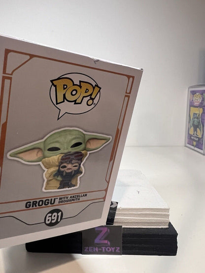 FUNKO POP! Movies Star Wars Grogu With Anzellan Droidsmith #691 Special Edition