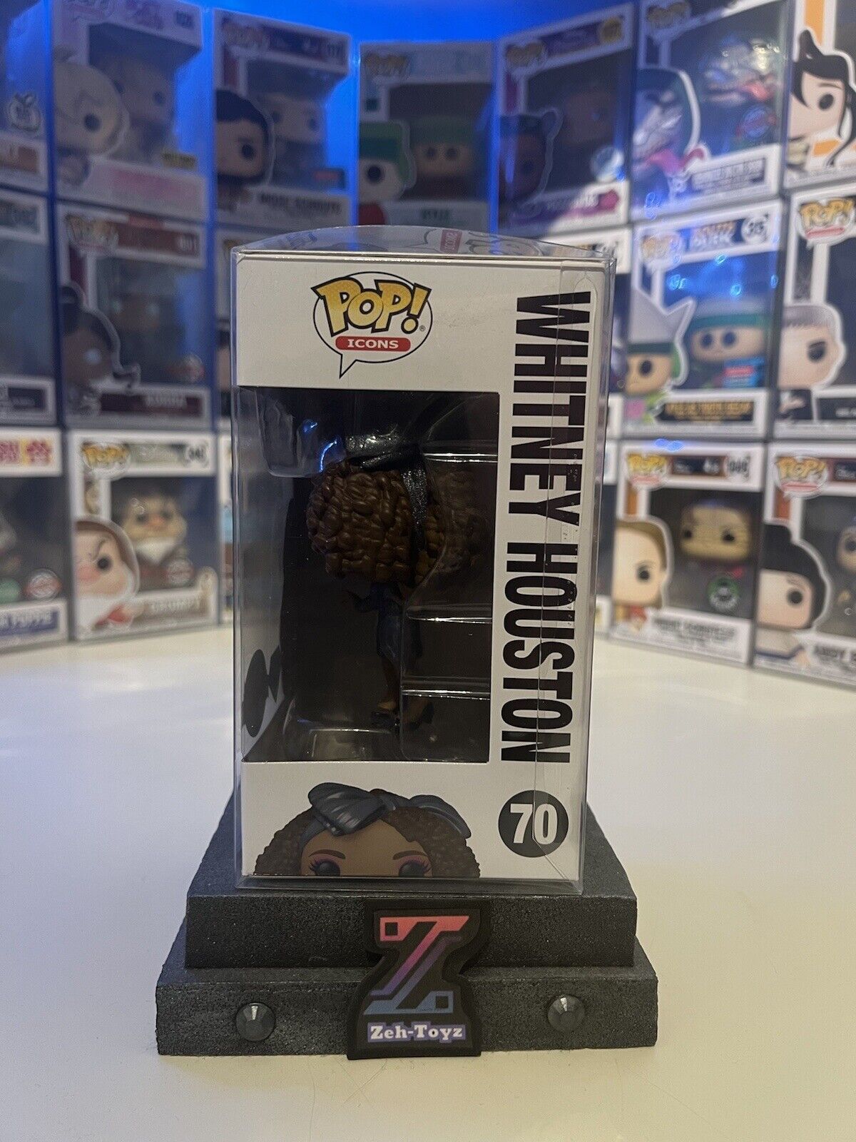 FUNKO POP! Music POP Rocks Whitney Houston #70 Diamond Special Edition