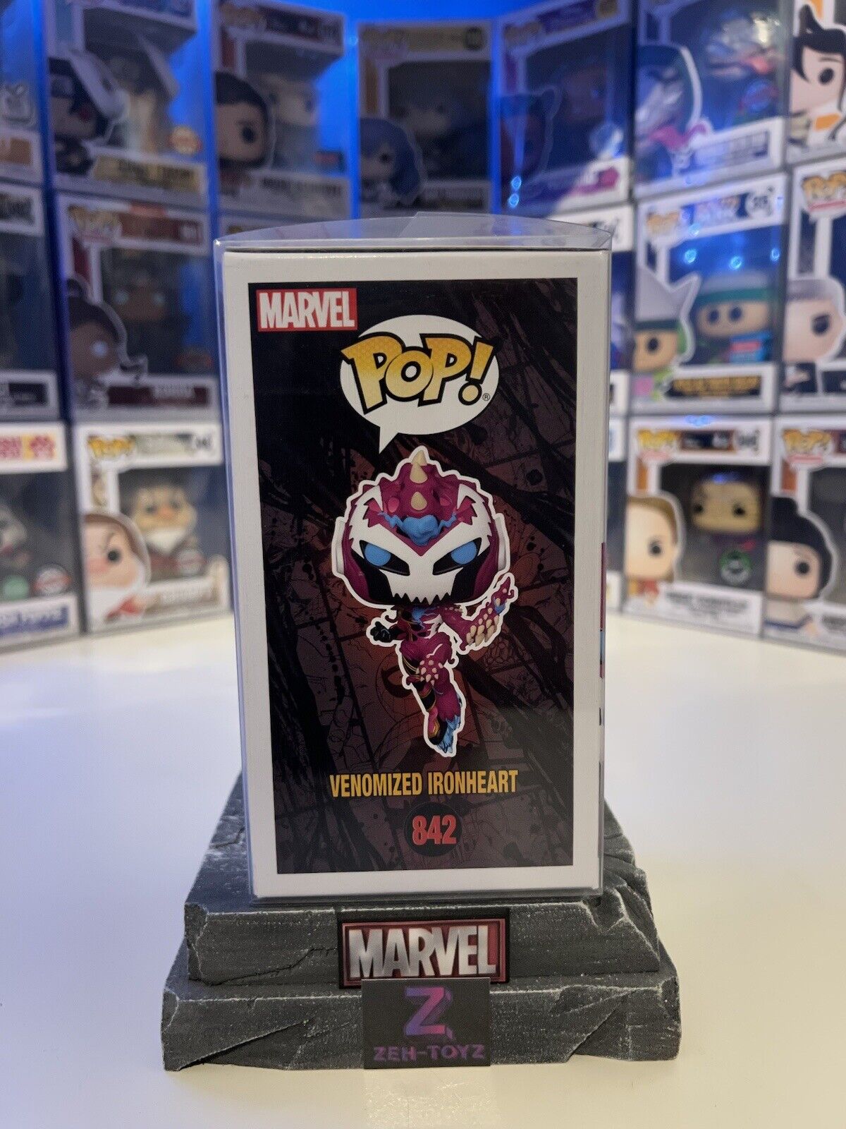 FUNKO POP! Marvel Studios Spiderman Maximum Venom Venomized Ironheart #842