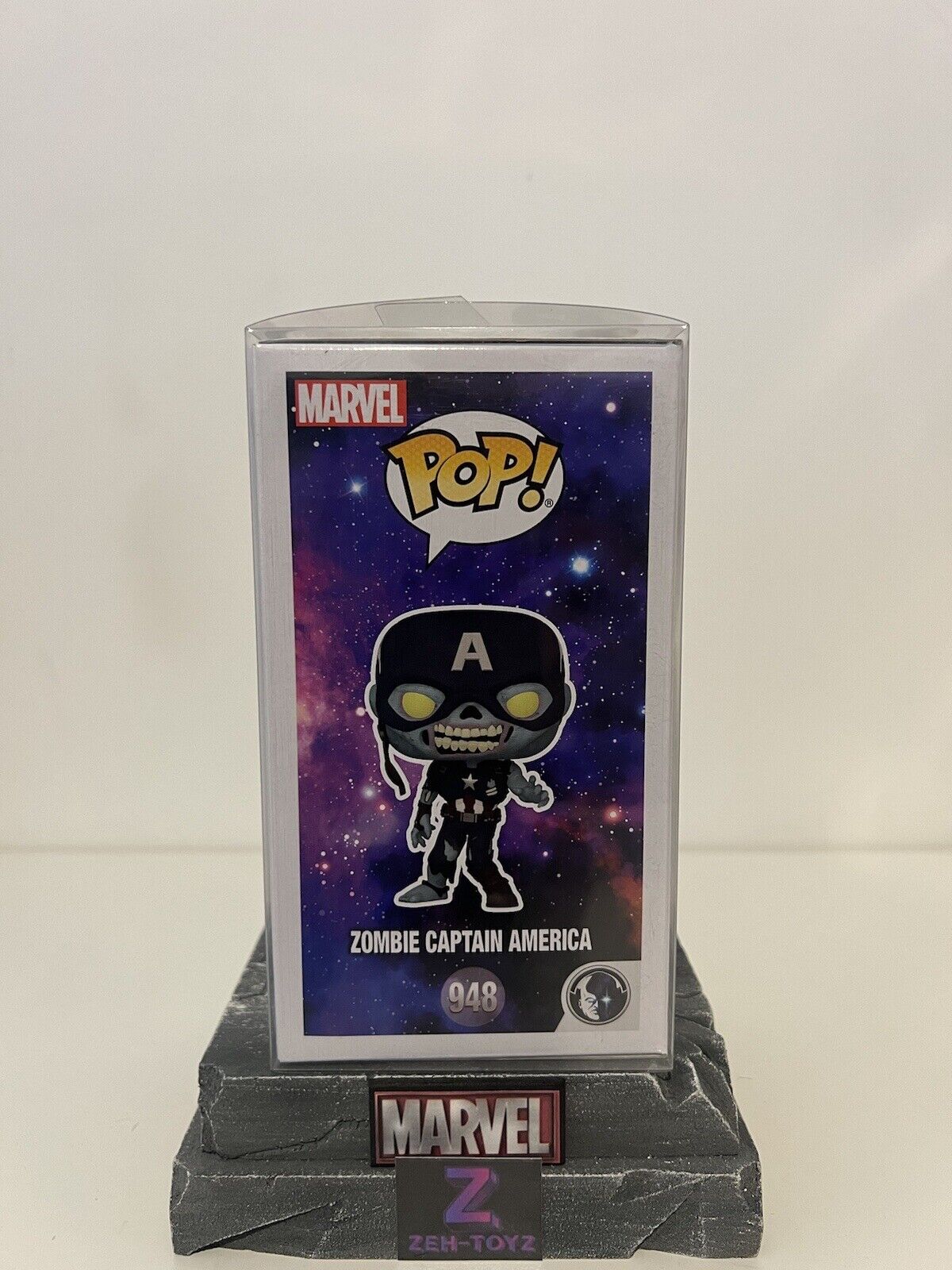 FUNKO POP! Marvel Studios What If...? Zombie Captain America #948 Exclusive