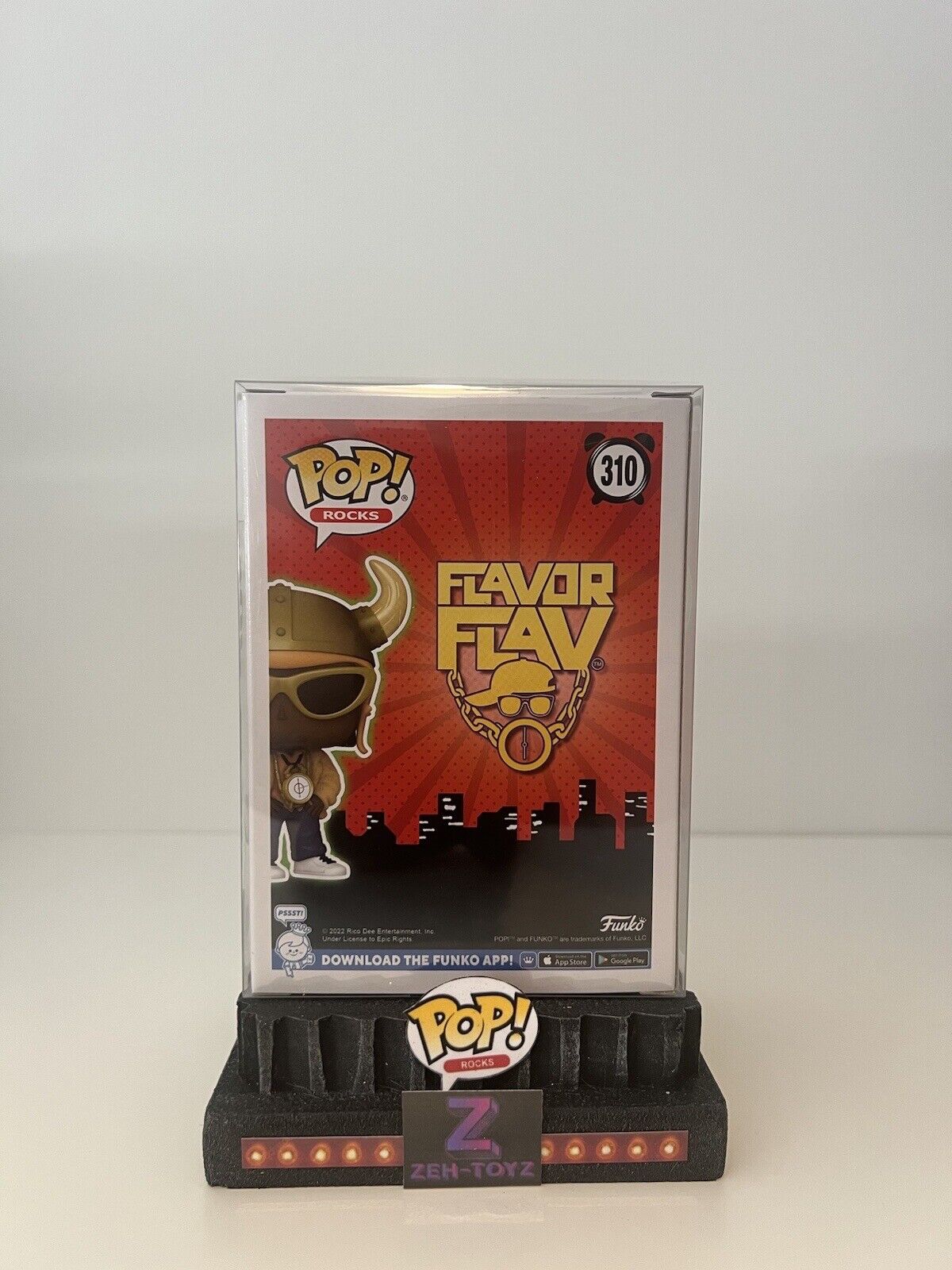 FUNKO POP! VINYL - POP! ROCKS - FLAVOR FLAV #310