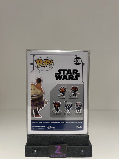 FUNKO POP! VINYL -  STAR WARS - JAR JAR BINKS #500 - GAMESTOP EXCLUSIVE