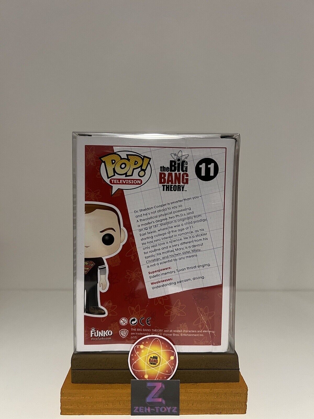 FUNKO POP! Television The Big Bang Theory Sheldon Cooper #11 1000pcs