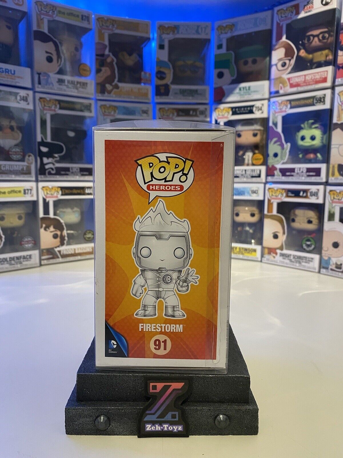 FUNKO POP! DC Superheroes Firestorm #91 Glow In the Dark