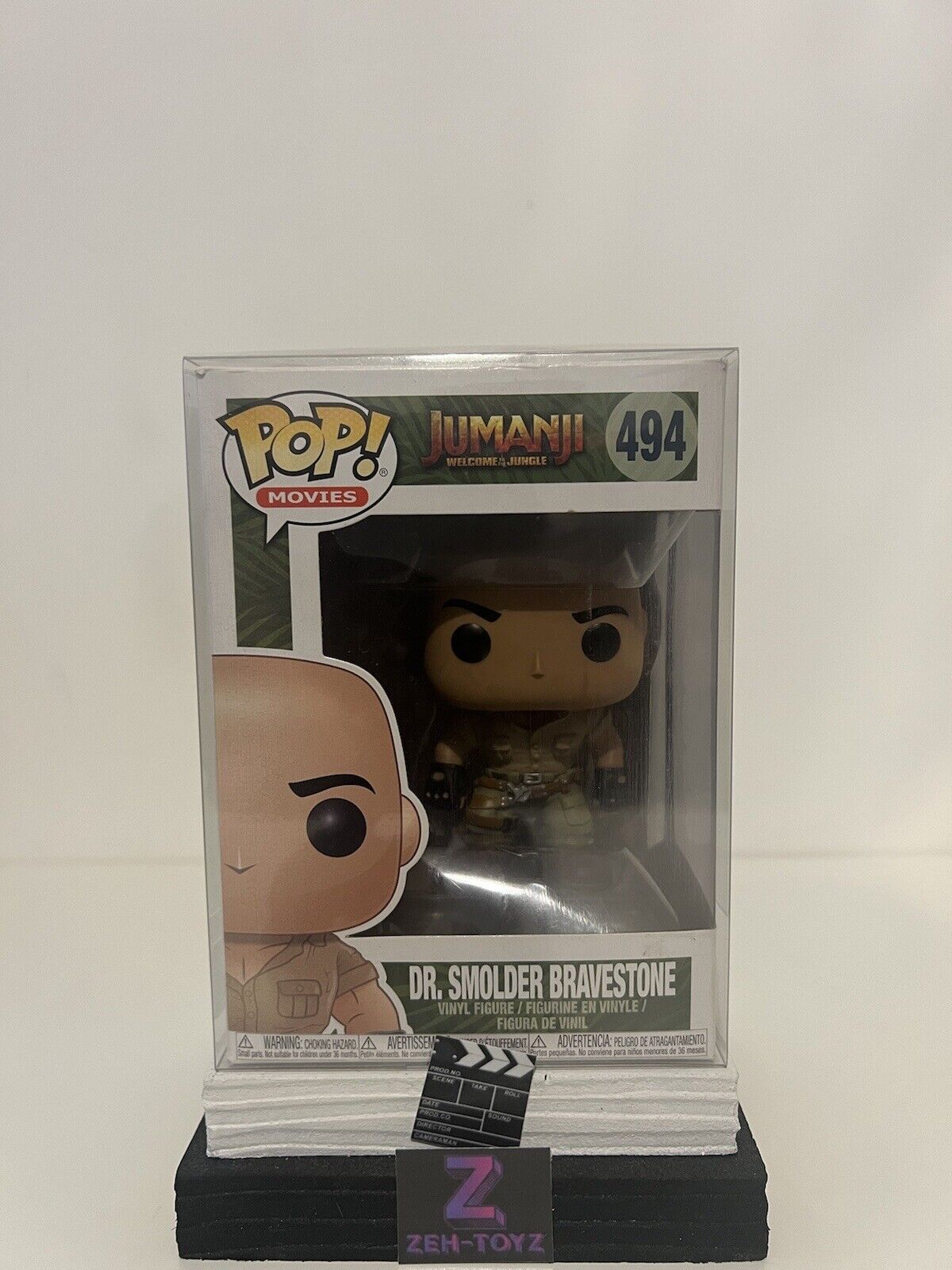 FUNKO POP! Movies Jumanji Dr. Smolder Bravestone #494 Dwayne The Rock Johnston