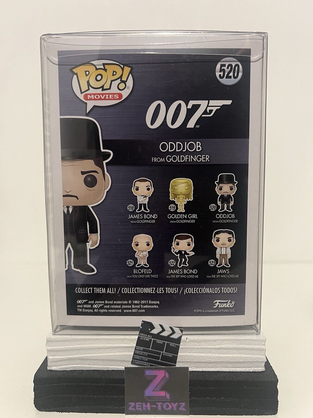 FUNKO POP! Movies James Bond 007 Odd Job From Goldfinger #520