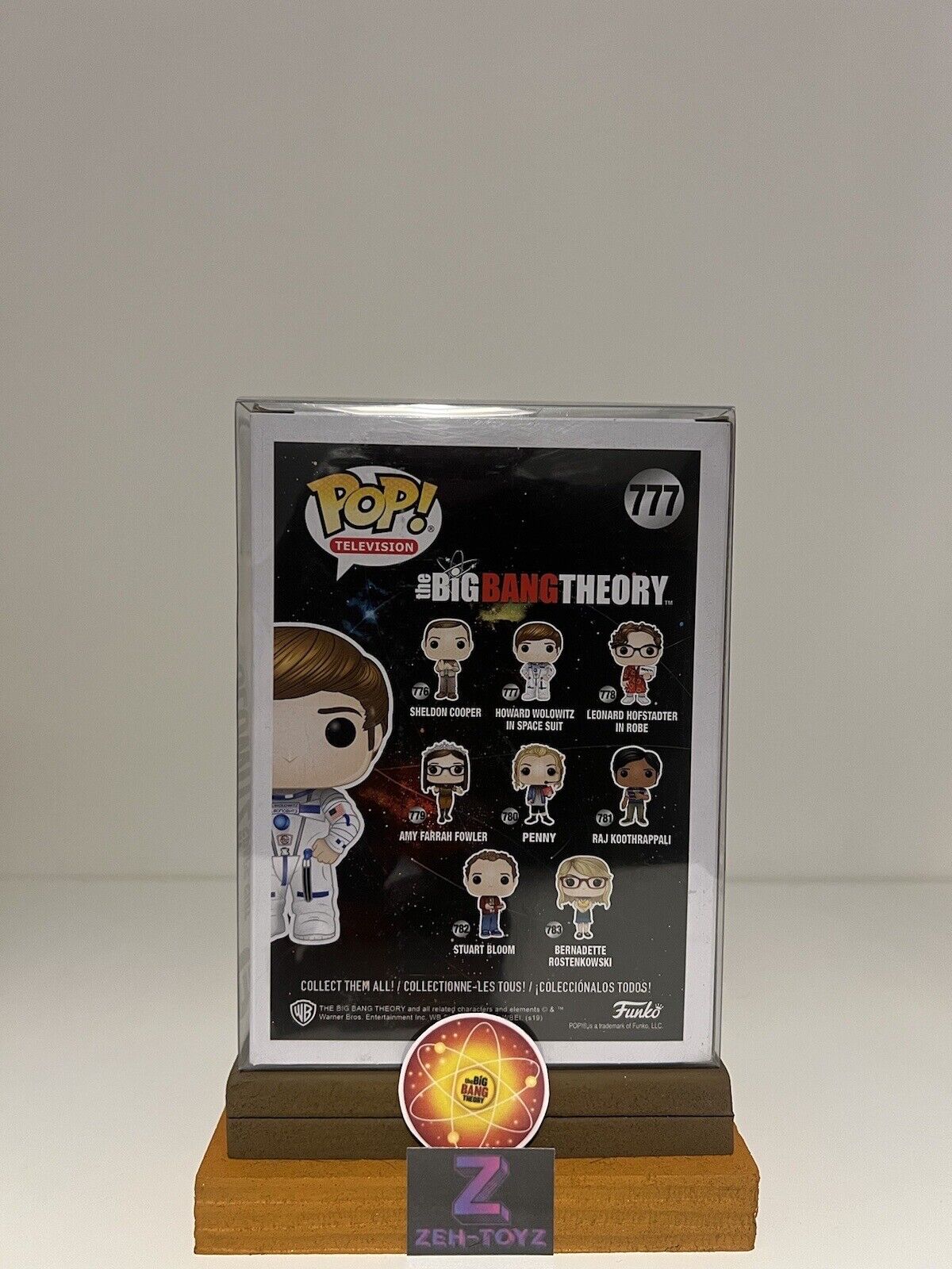 FUNKO POP! Television The Big Bang Theory Howard Wolowitz In Space Suit #777