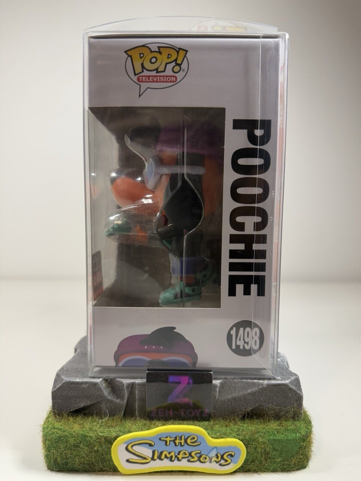 FUNKO POP! Television The Simpsons Poochie #1498 Entertainment Expo Exclusive