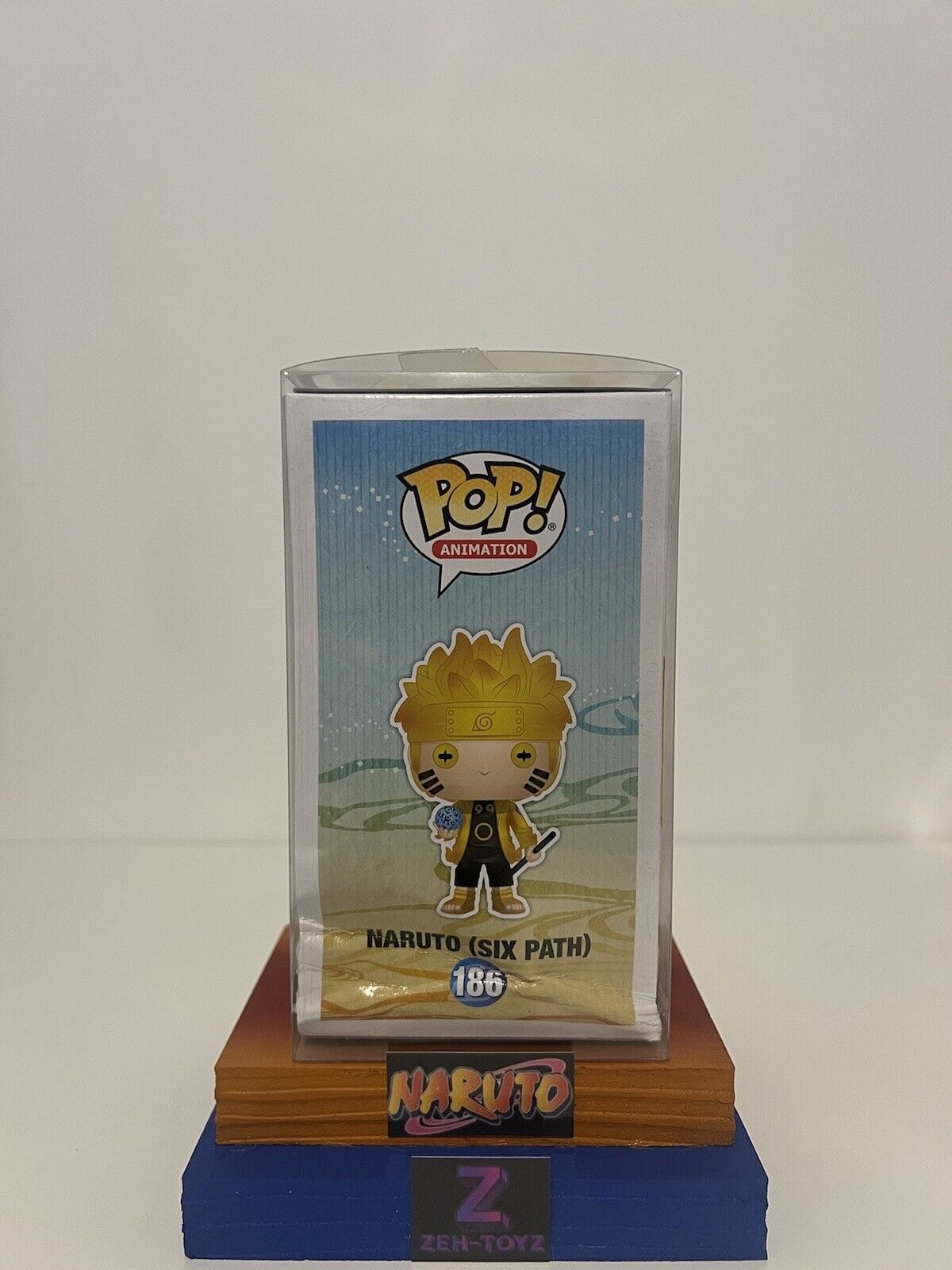 FUNKO POP! VINYL - NARUTO SHIPPUDEN - NARUTO (SIX PATH) #186 - GLOW IN THE DARK