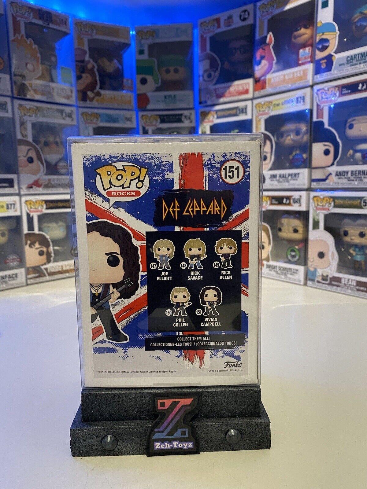 FUNKO POP! VINYL - DEF LEPPARD - VIVIAN CAMPBELL #151