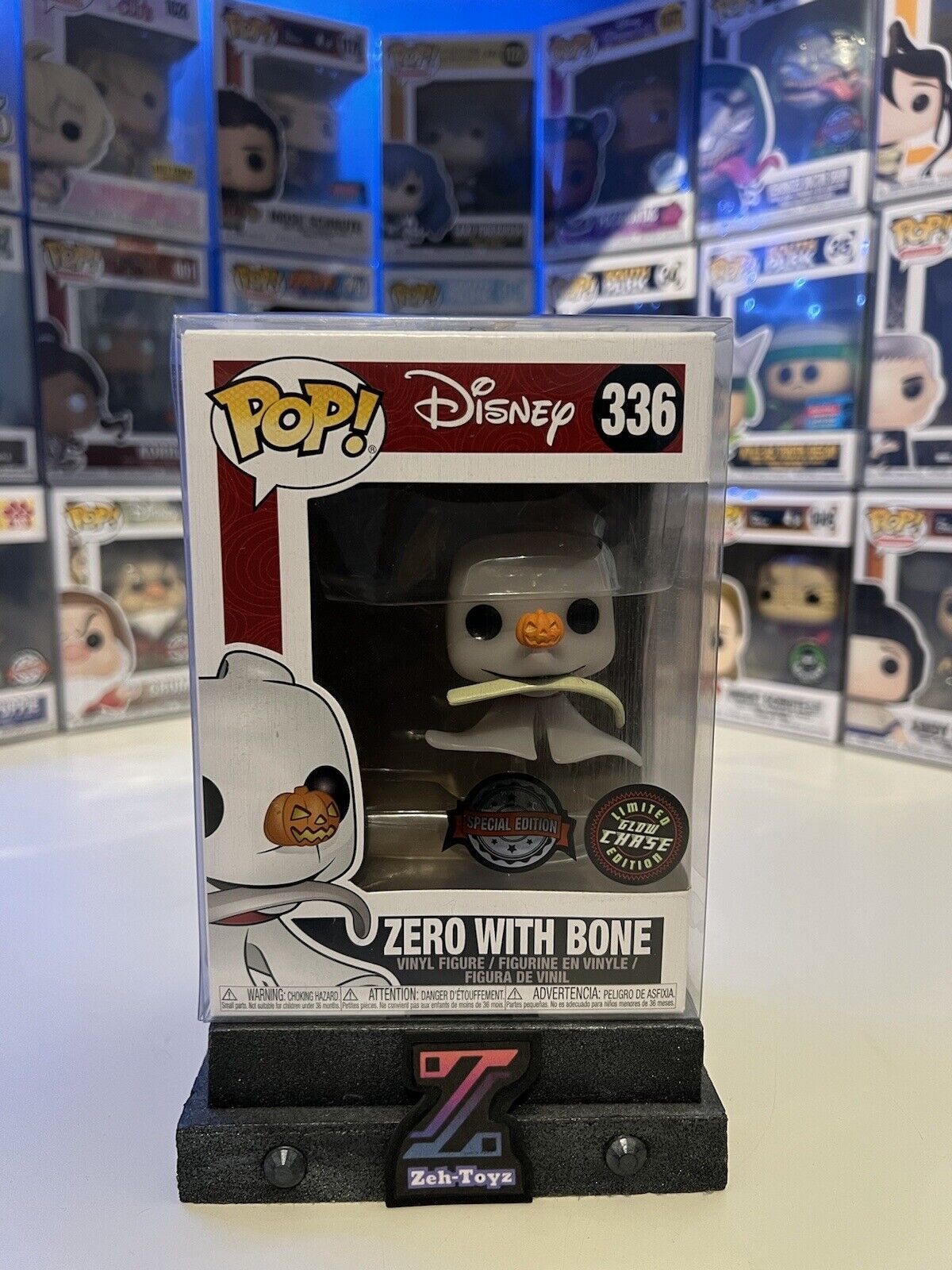 FUNKO POP! Disney The Nightmare Before Christmas Zero #336 Glow Chase