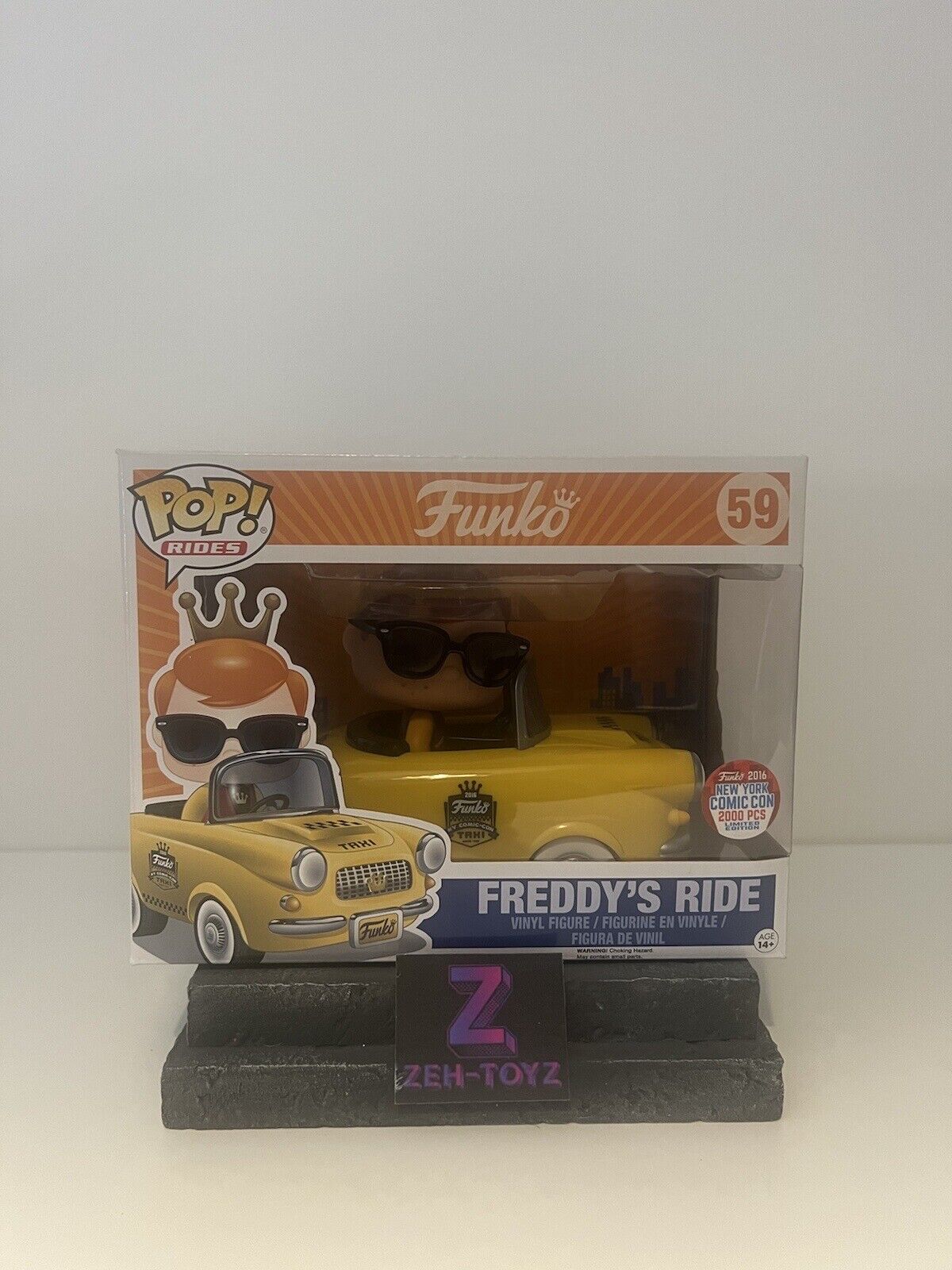 FUNKO POP! Freddys Ride #59 2000pcs Limited Edition Exclusive Rare Grail