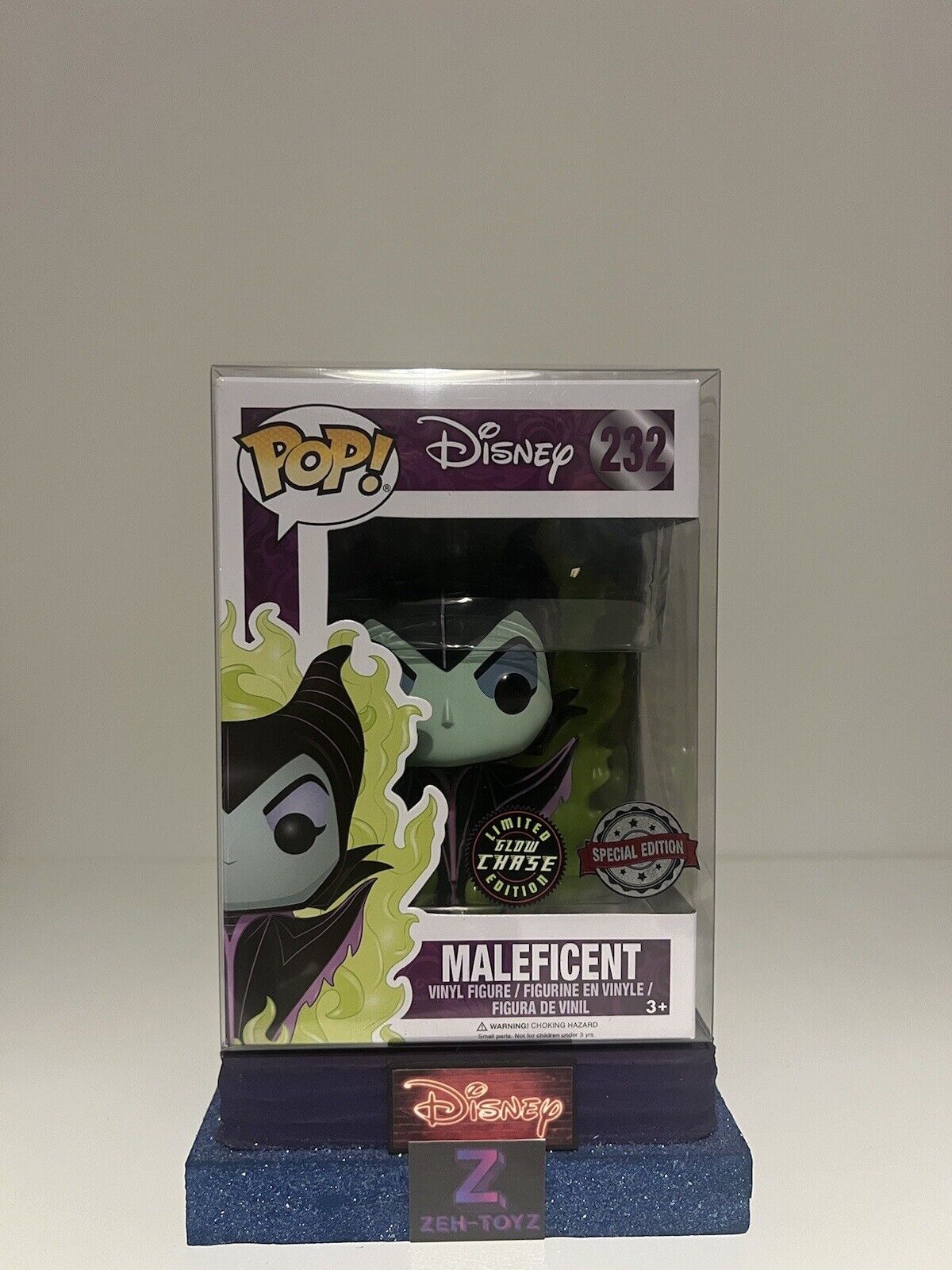 FUNKO POP! Disney Sleeping Beauty Maleficent #232 Glow In The Dark Chase