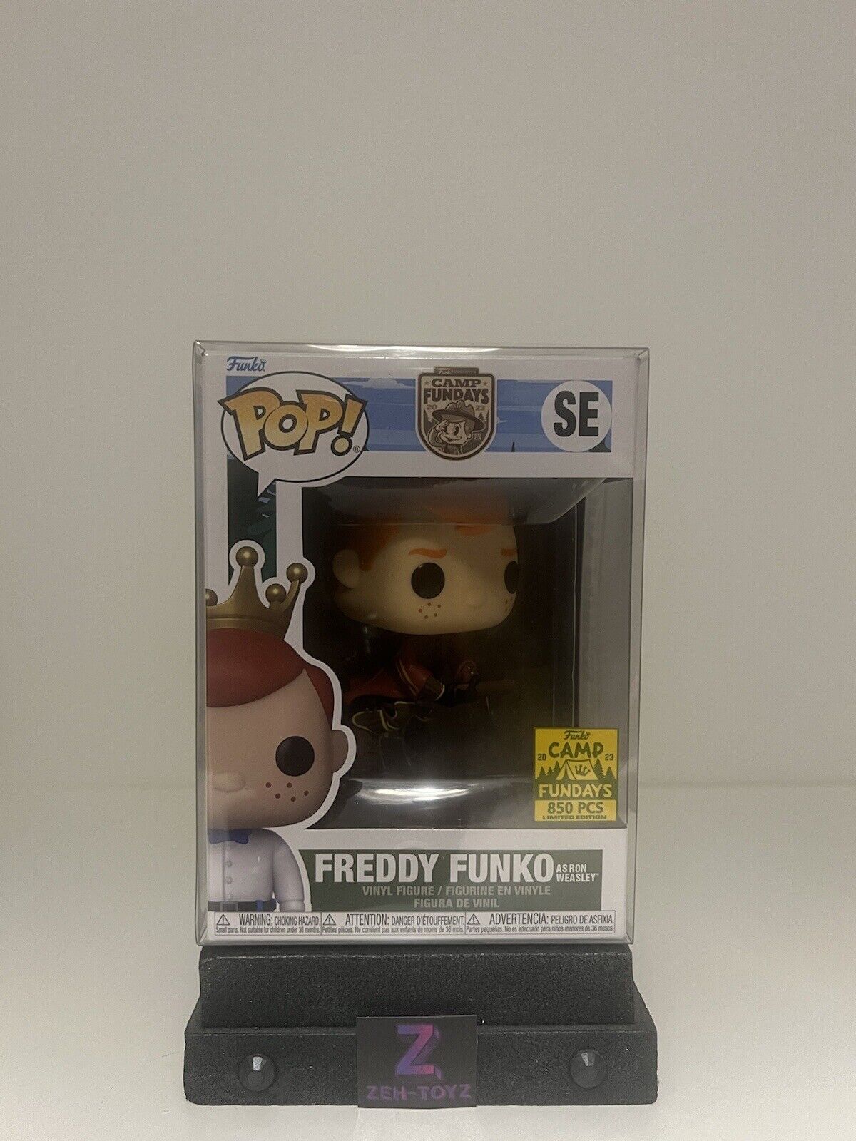 FUNKO POP! Grail Movies Harry Potter Freddy Funko As Ron Weasley #SE 850pcs