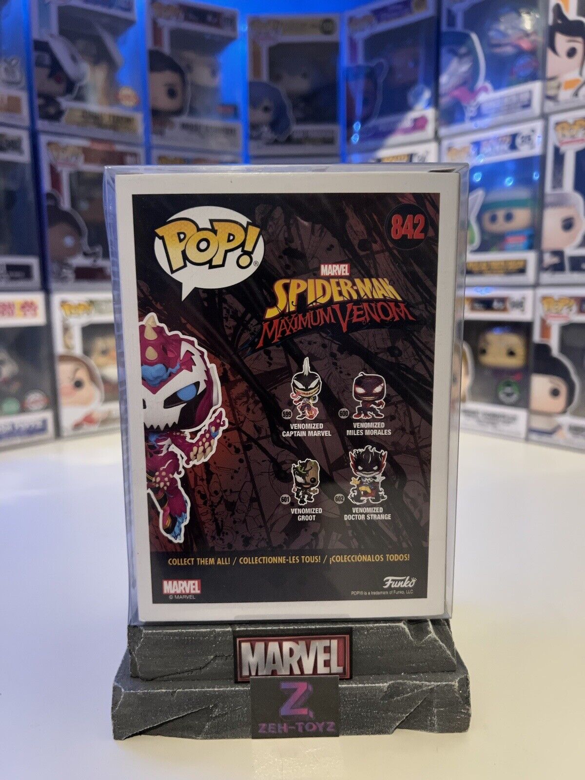 FUNKO POP! Marvel Studios Spiderman Maximum Venom Venomized Ironheart #842