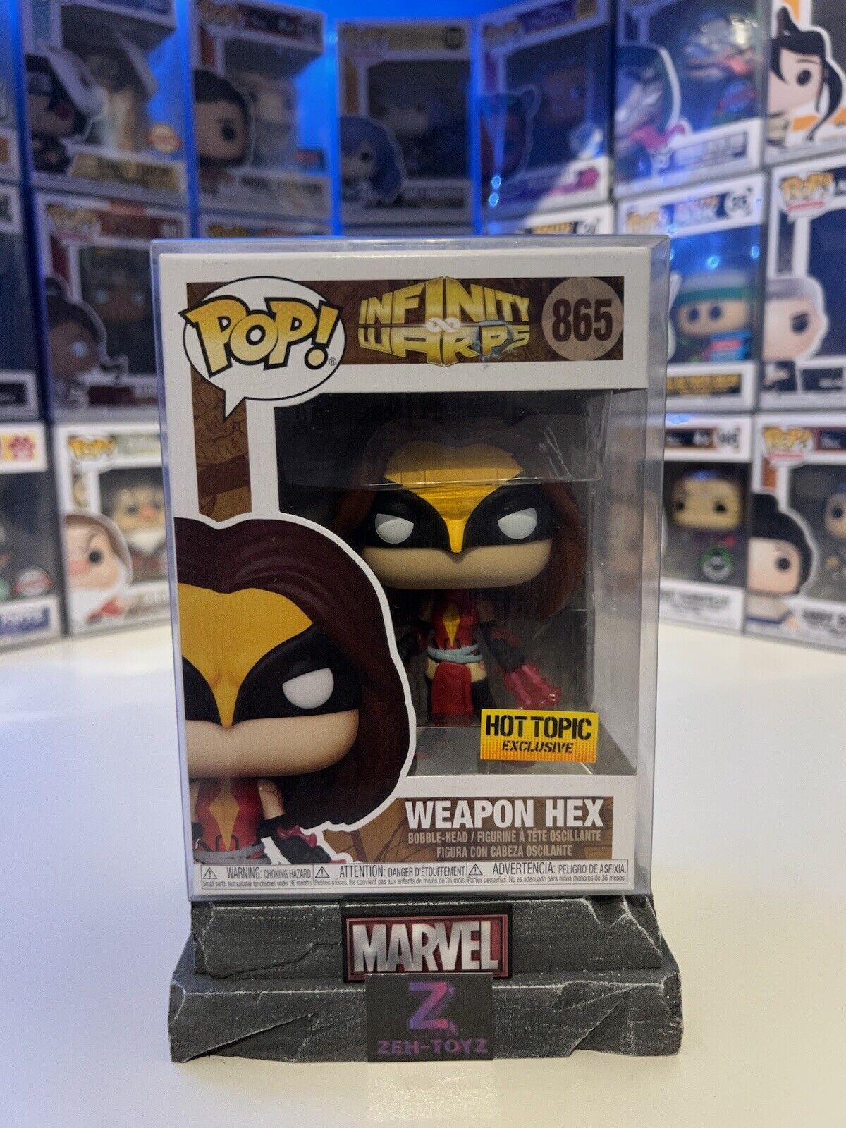 FUNKO POP! Marvel Studios Infinity Warps Weapon Hex #865