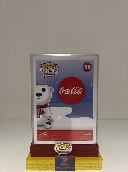 FUNKO POP! Ad Icons Coca-Cola Polar Bear #58 Special Edition Diamond Collection