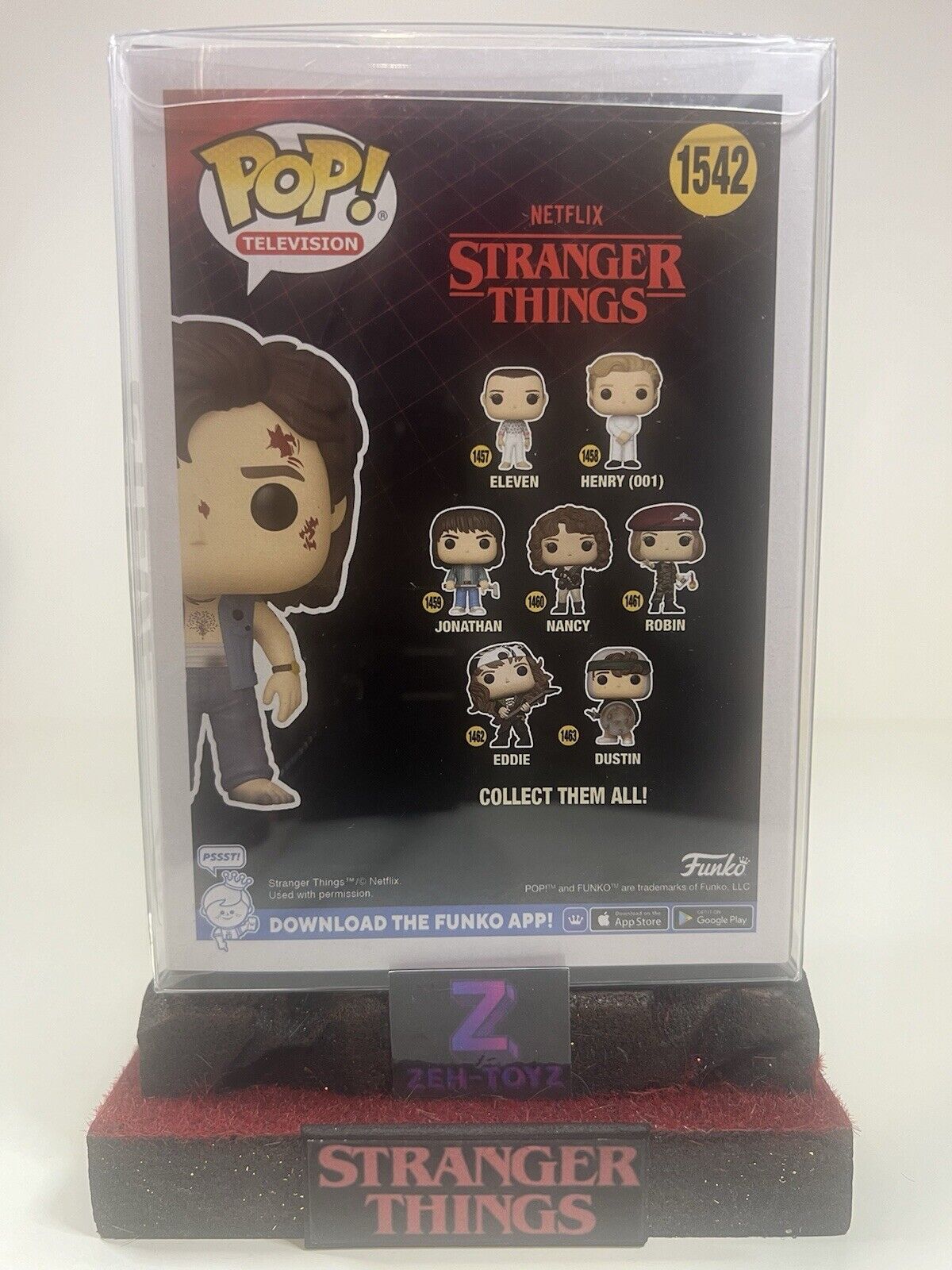 FUNKO POP! Television Tv Stranger Things Steve #1542 Special Edition