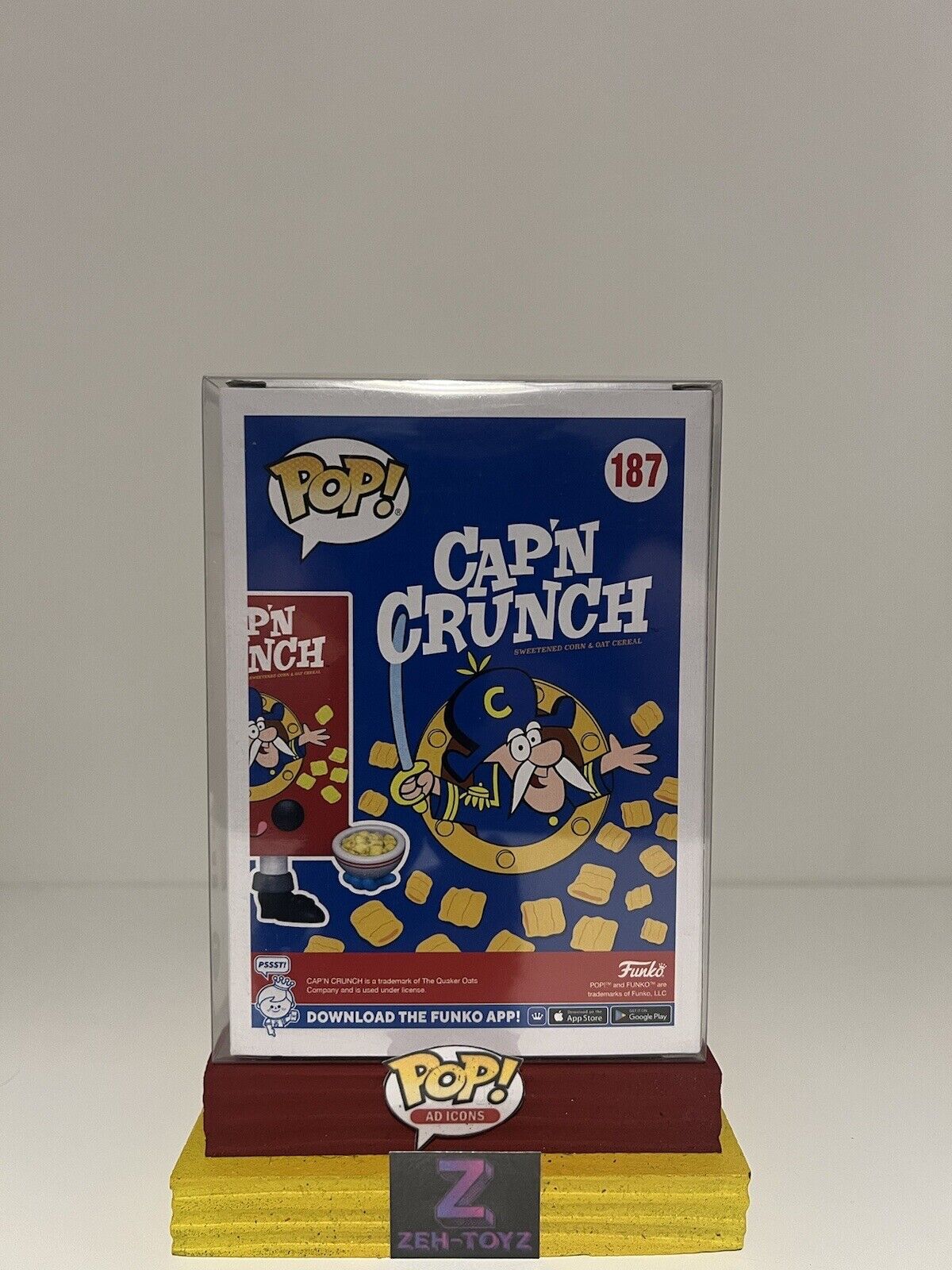 FUNKO POP Ad Icons Cap'n Crunch Cereal Box #187