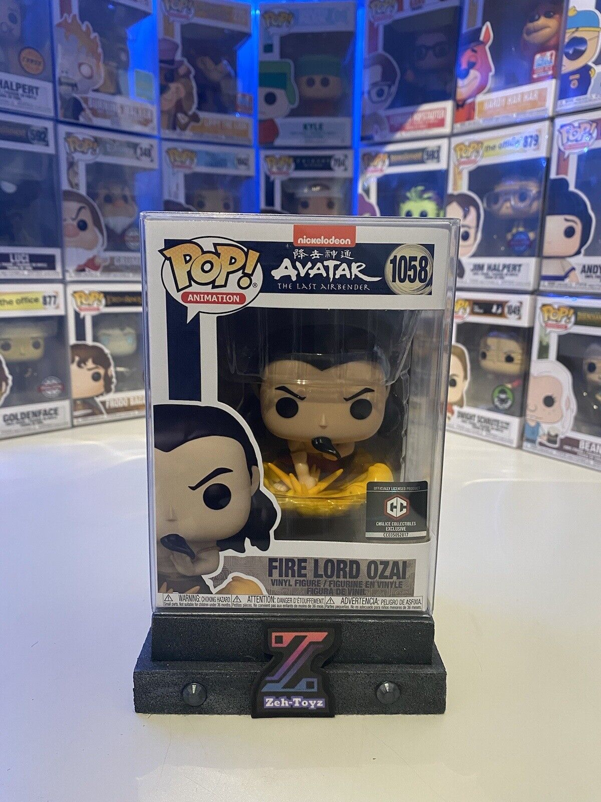 FUNKO POP! VINYL - AVATAR - FIRE LORD OZAI #1058 -CHALICE COLLECTIBLES EXCLUSIVE