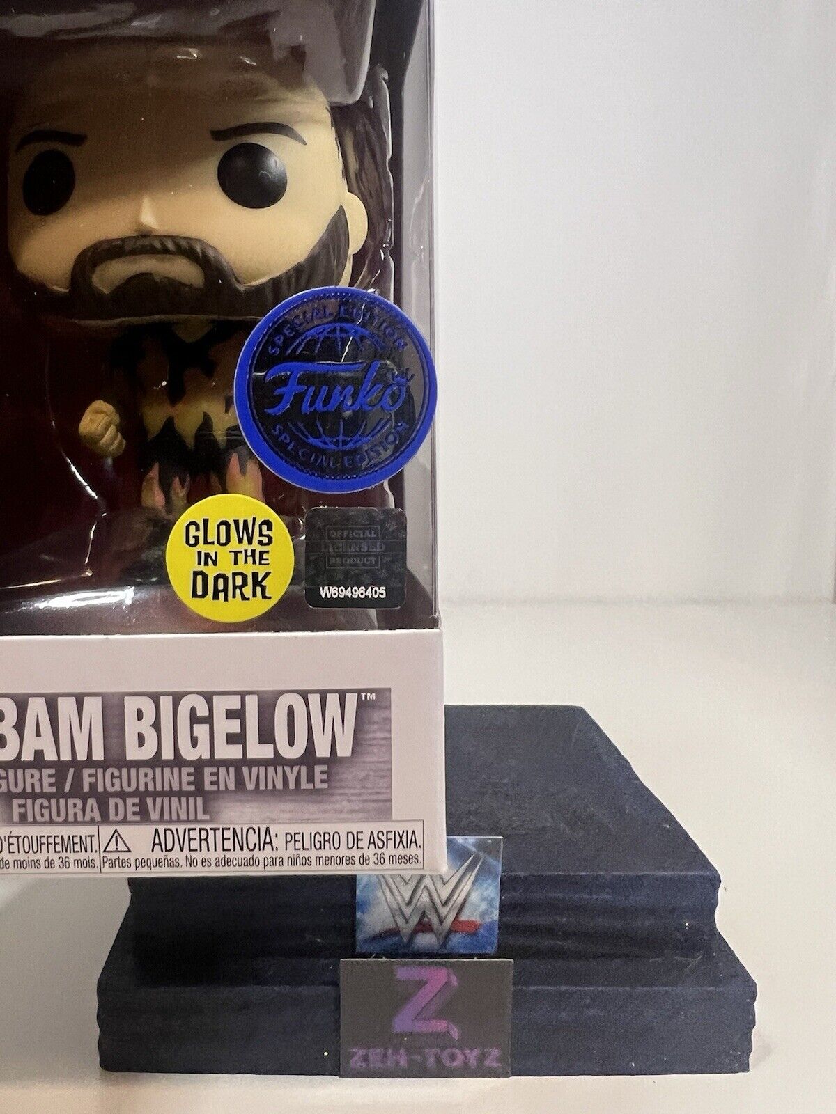 FUNKO POP! WWE Wrestling Bam Bam Bigelow #119 Glow In The Dark Special Edition