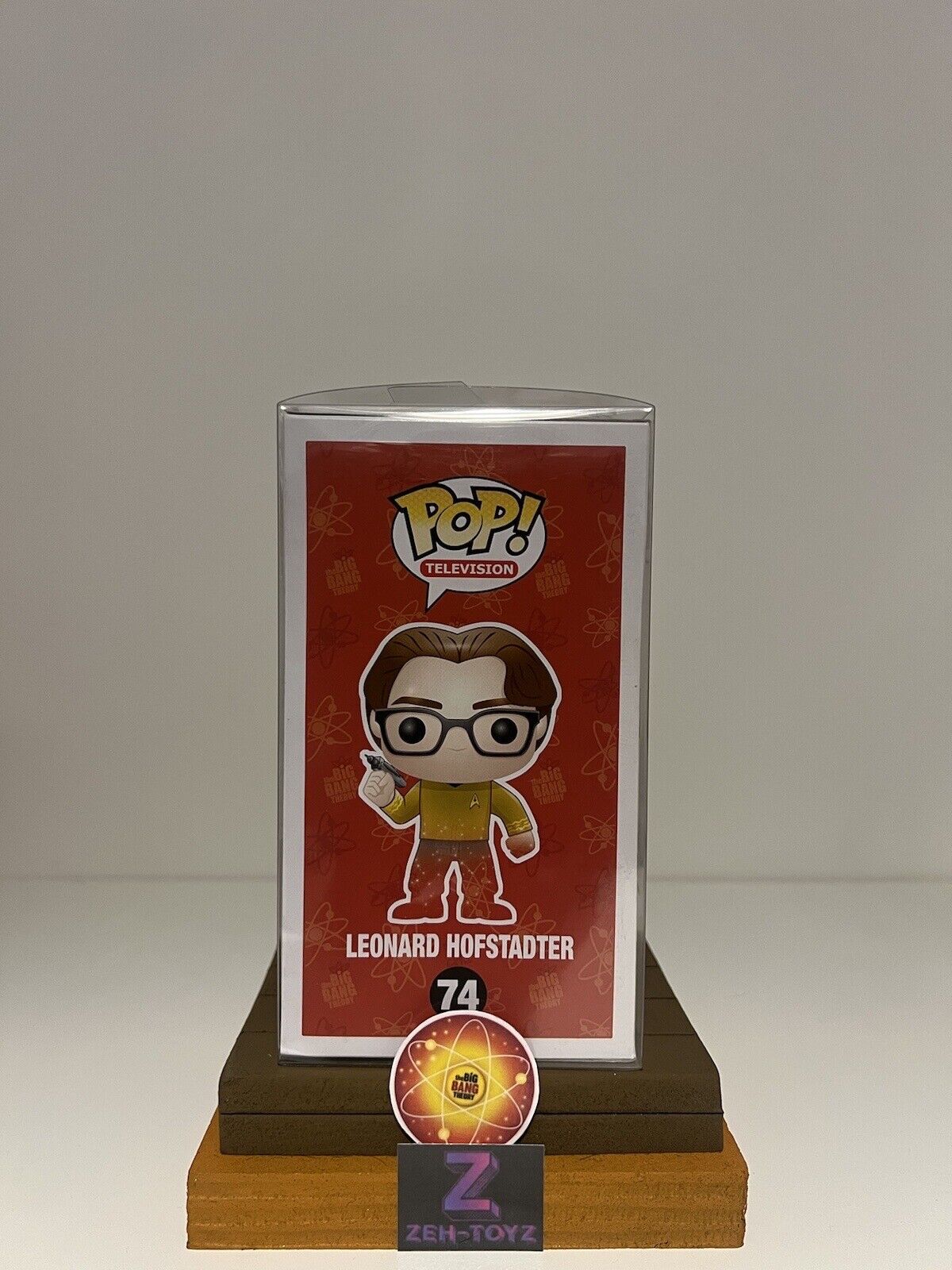 FUNKO POP! Television The Big Bang Theory Leonard Hoftsadter #74 1008pcs