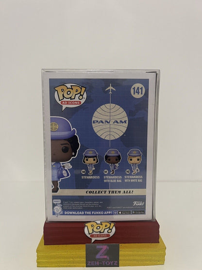 FUNKO POP! VINYL - PAN AM - STEWARDESS WITH BLUE BAG #141