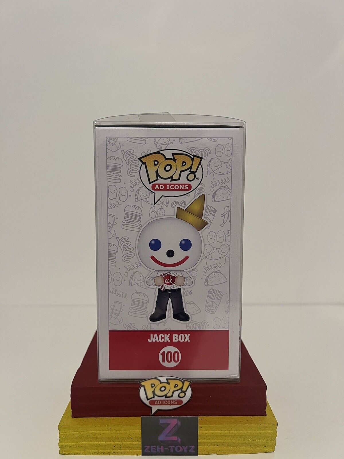 FUNKO POP! Ad Icons Jack In The Box Jack Box #100 Convention Exclusive