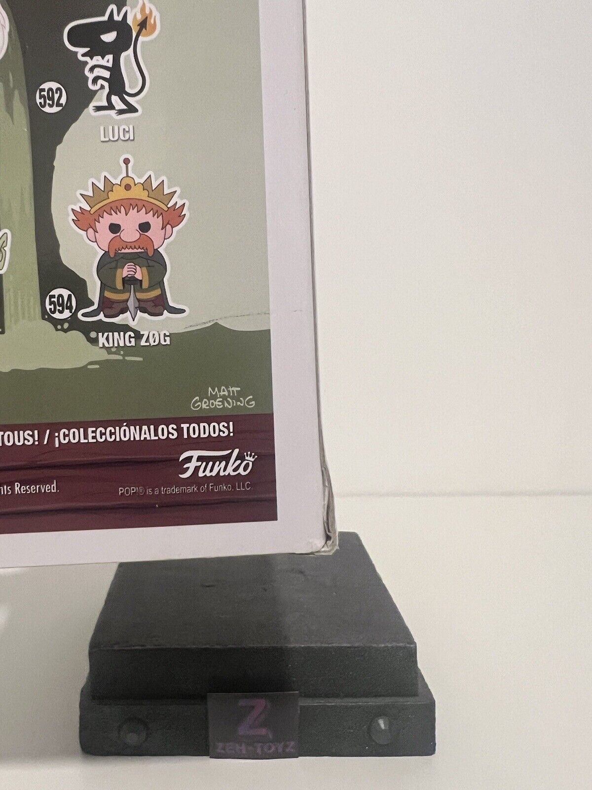 FUNKO POP! VINYL - DISENCHANTMENT - KING ZOGG #594 - ZT: 36