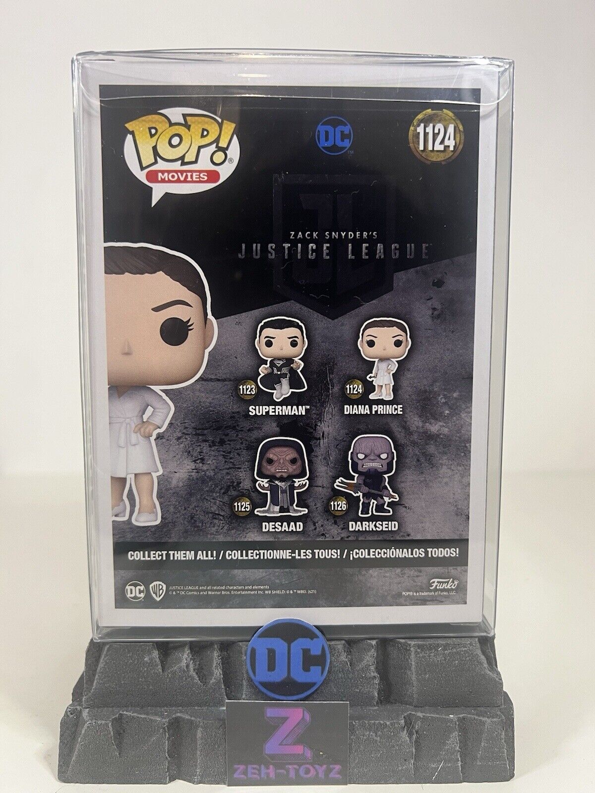 FUNKO POP! DC Universe Movies Justice League Diana Prince #1124