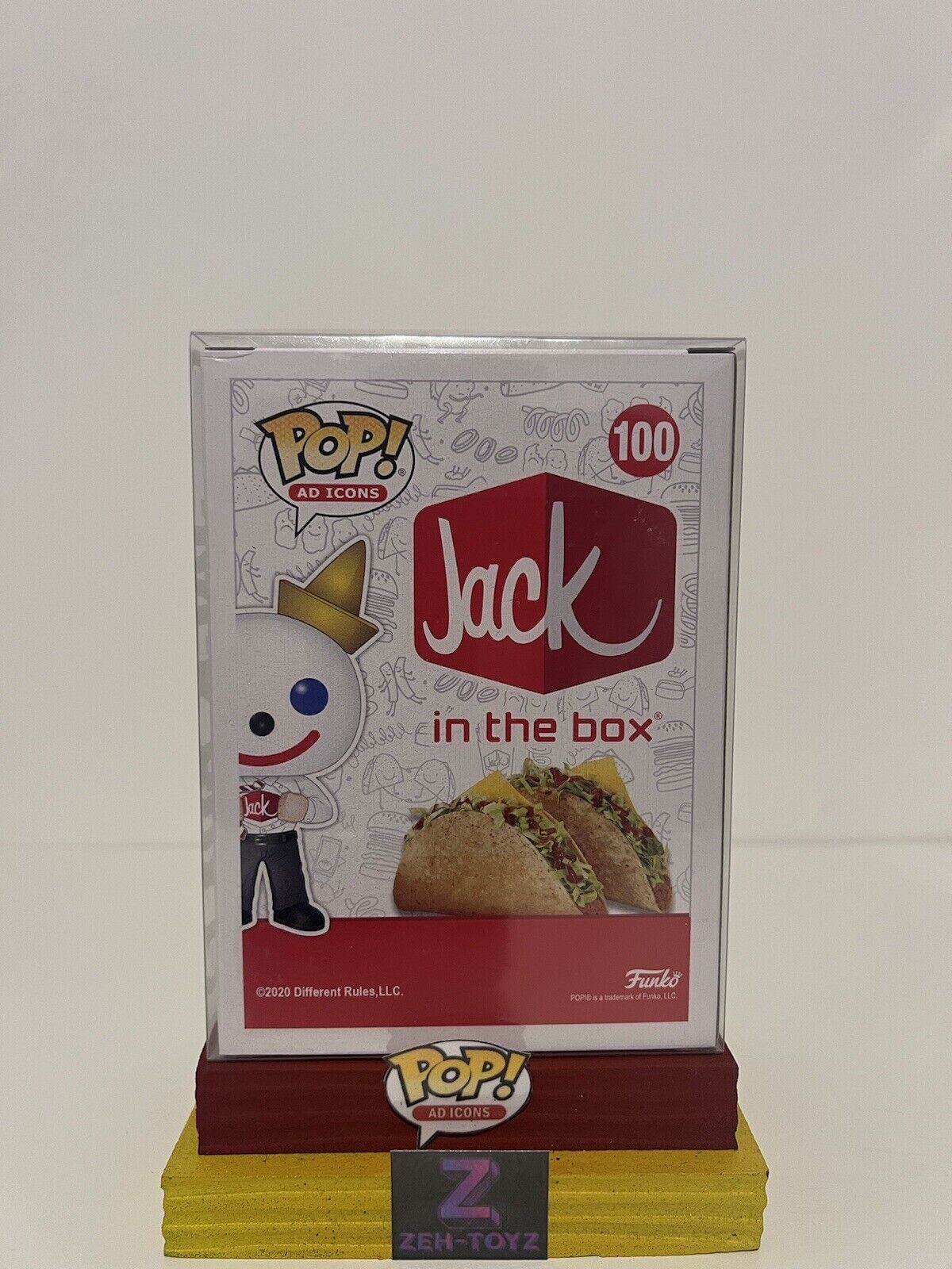 FUNKO POP! Ad Icons Jack In The Box Jack Box #100 Convention Exclusive