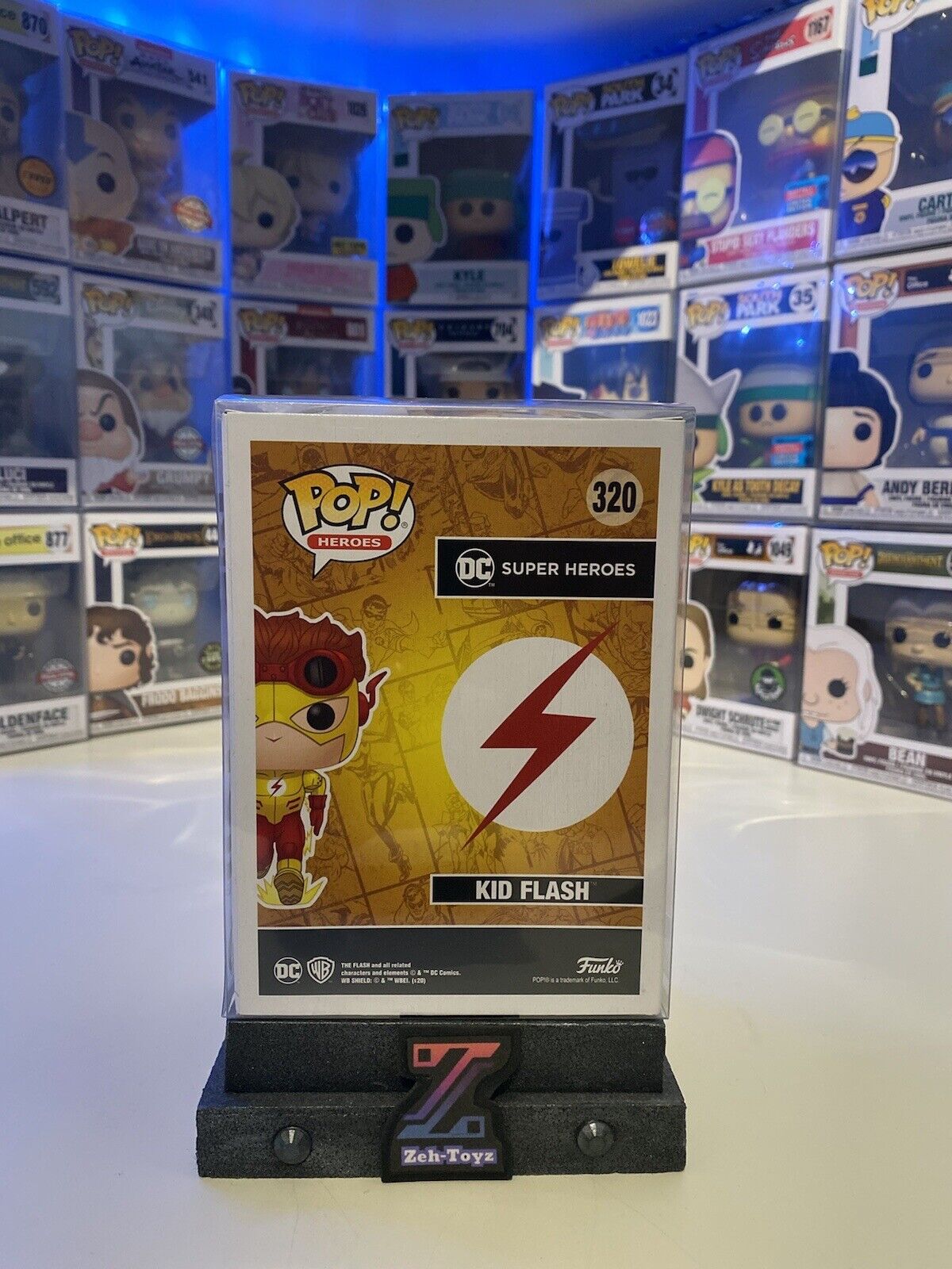 FUNKO POP! DC Heroes The Flash Kid Flash #320 Glow Chase