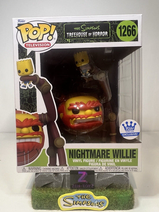 FUNKO POP! Television The Simpsons Nightmare Willie #1266 Funko Exclusive