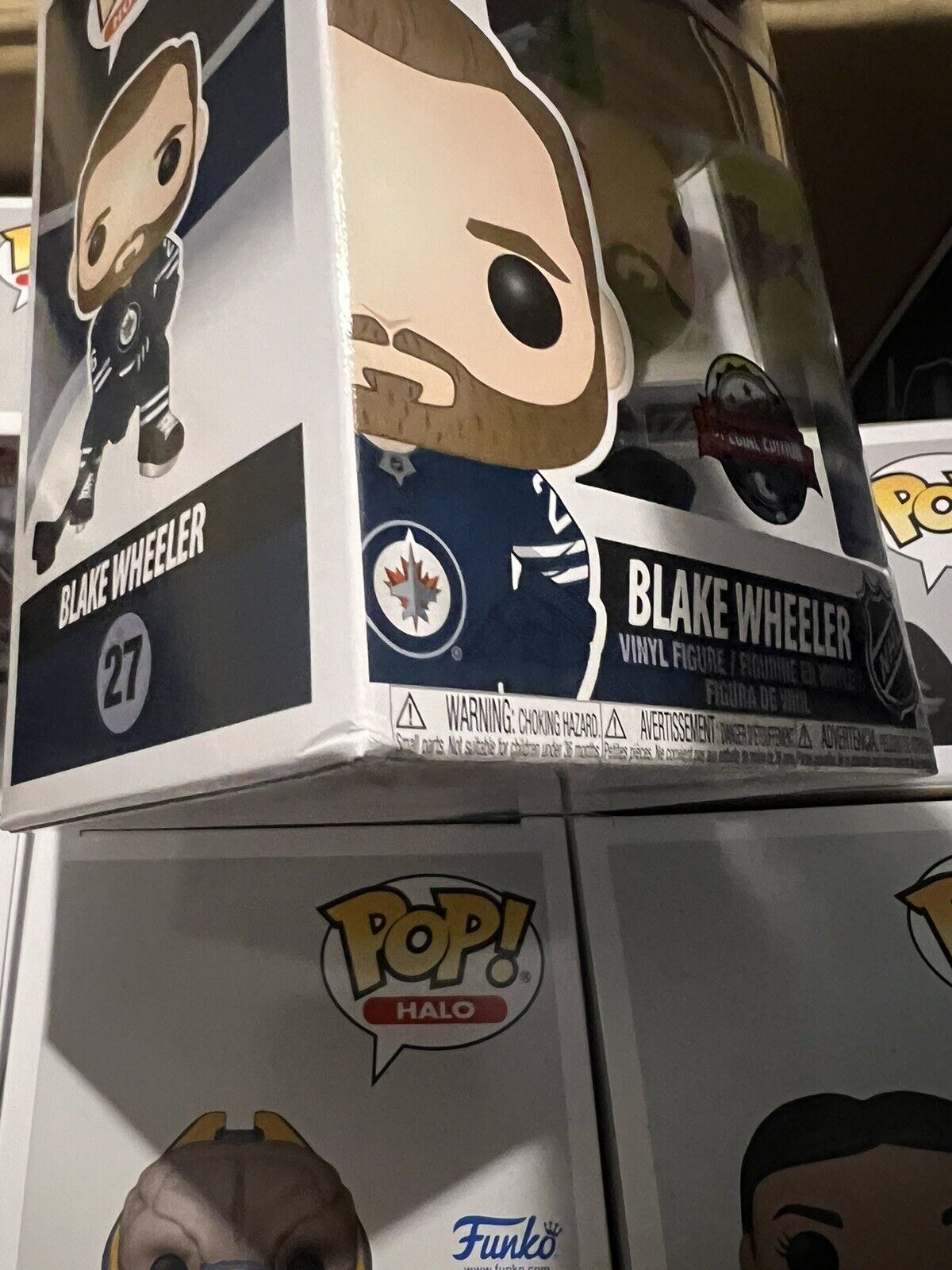 FUNKO POP! Sports Hockey NHL Winnipeg Jets Blake Wheeler #27 Special Edition