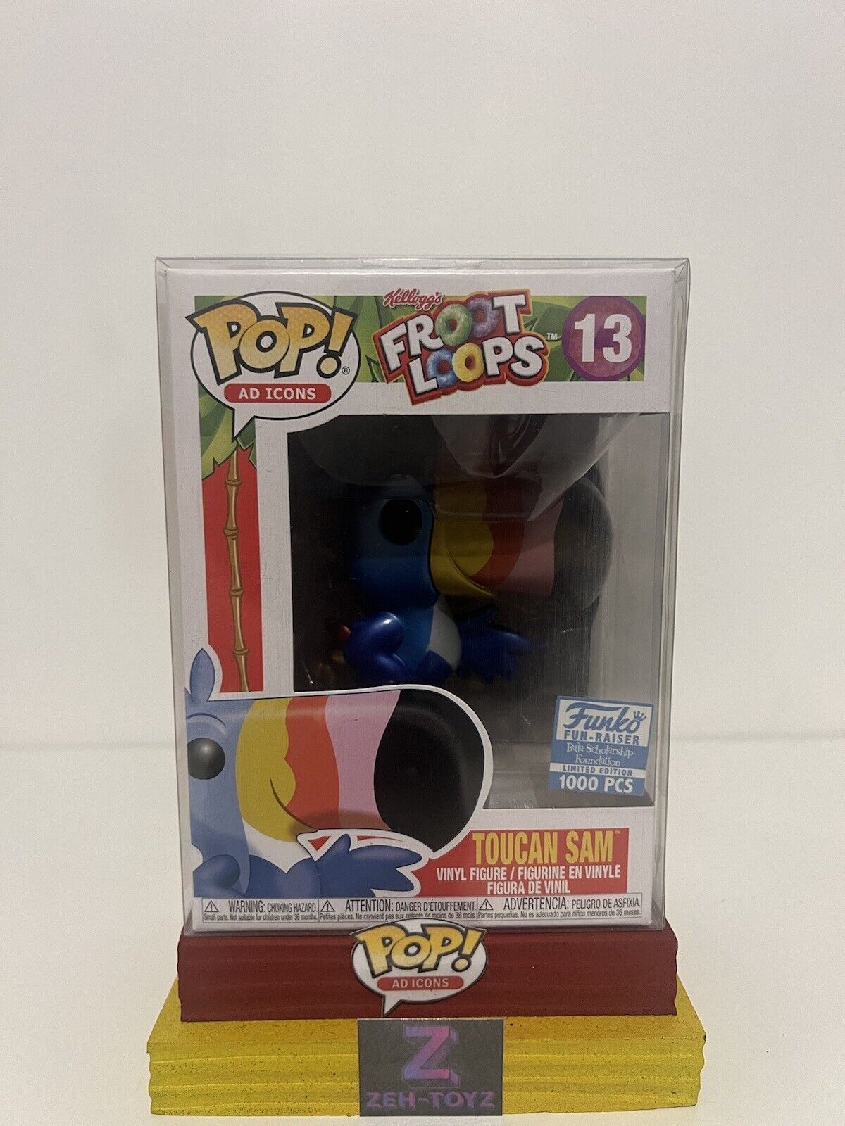 FUNKO POP! Ad Icons Froot Loops Toucan Sam #13 Metalic 1000pcs Limited Edition