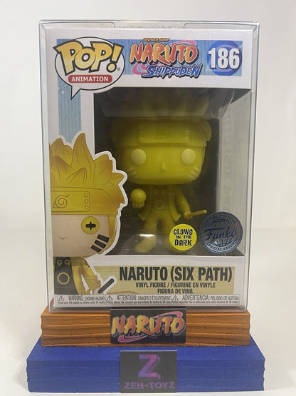 FUNKO POP! Anime Naruto Shippuden Naruto (Six Path) #186 Glow In The Dark