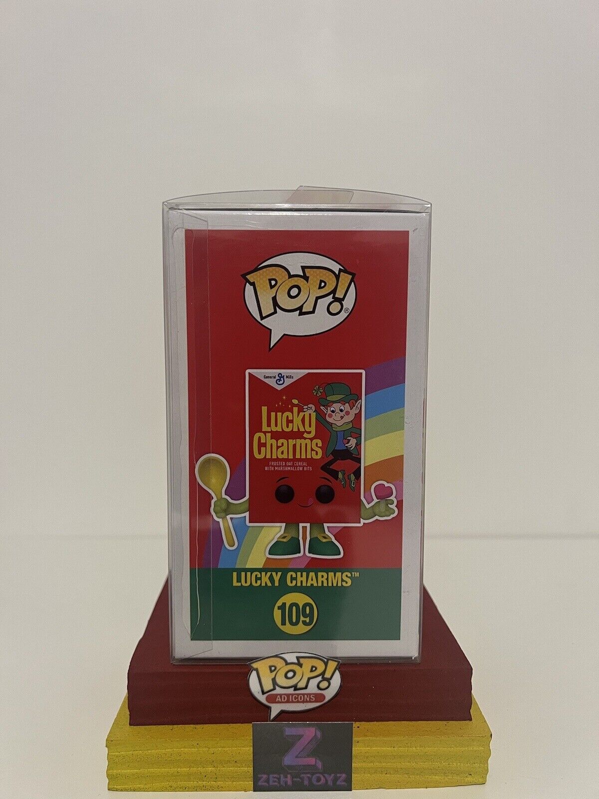 FUNKO POP! Ad Icons Lucky Charms Cereal Box #109 Funko Exclusive