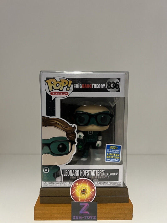 FUNKO POP! TV The Big Bang Theory Leonard Hofstadter As Green Lantern #836