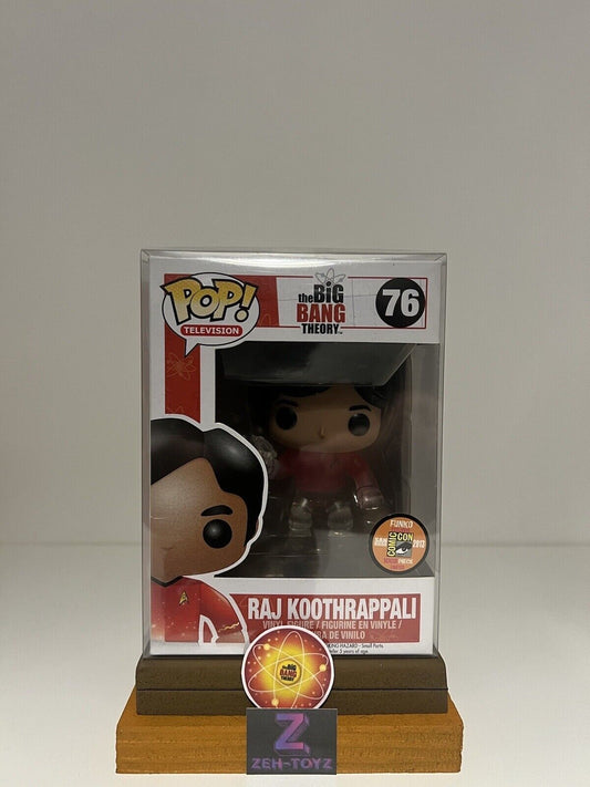 FUNKO POP! Television The Big Bang Raj Koothrappali #76 1000pcs Limited Edition