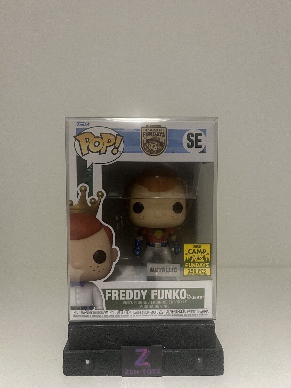 FUNKO POP! Grail DC Camp Fun Days Freddy Funko As Peacemaker #SE 250pcs