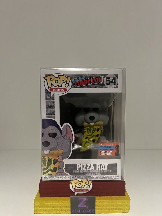 FUNKO POP! Icons New York Comic Con Pizza Rat #54 Convention Exclusive