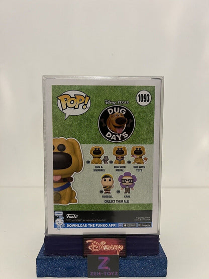 FUNKO POP! VINYL - DISNEY - DUG DAYS - DUG WITH MEDAL #1093