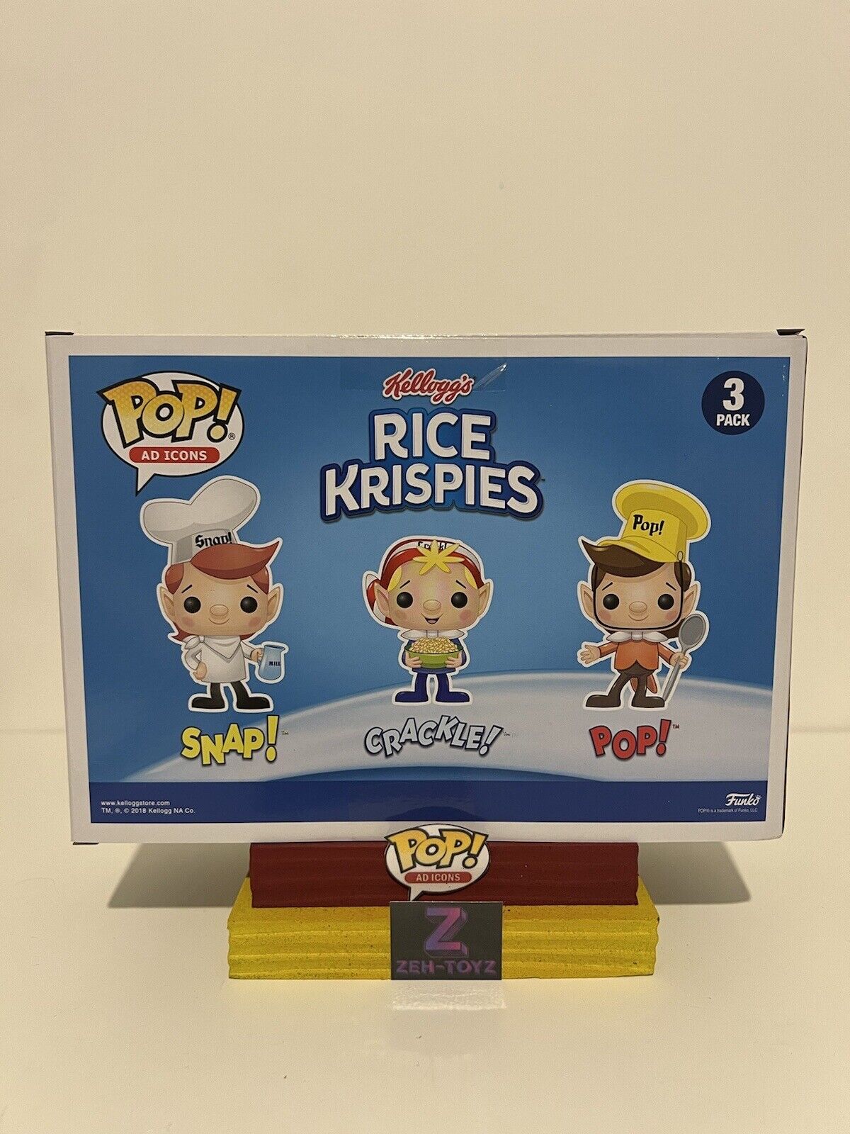 FUNKO POP! Ad Icons Rice Krispies Cereal Snap! Crackle! Pop! 3 Pack