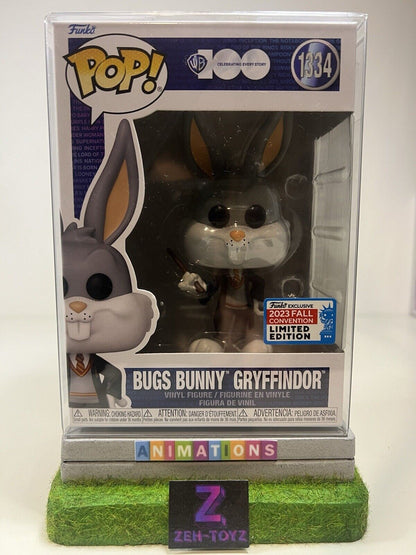 FUNKO POP! Animation Looney Tunes Bugs Bunny Gryffindor #1334 Exclusive