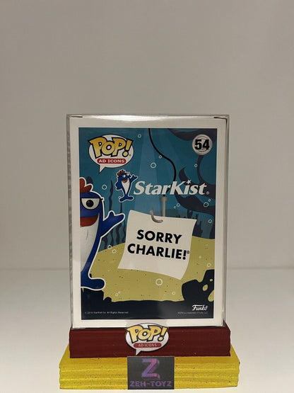 FUNKO POP Ad Icons Starkist Tuna Charlie The Tuna #54 Funko Shop Exclusive